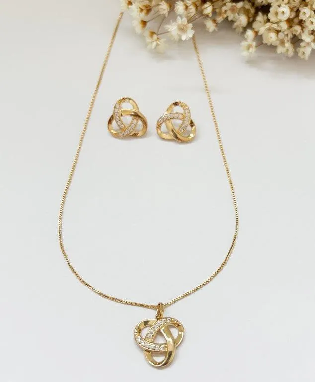 Conjunto Entrelaço de Zirconias