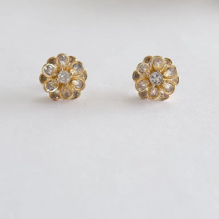 Conjunto Flor Petalas Cristal