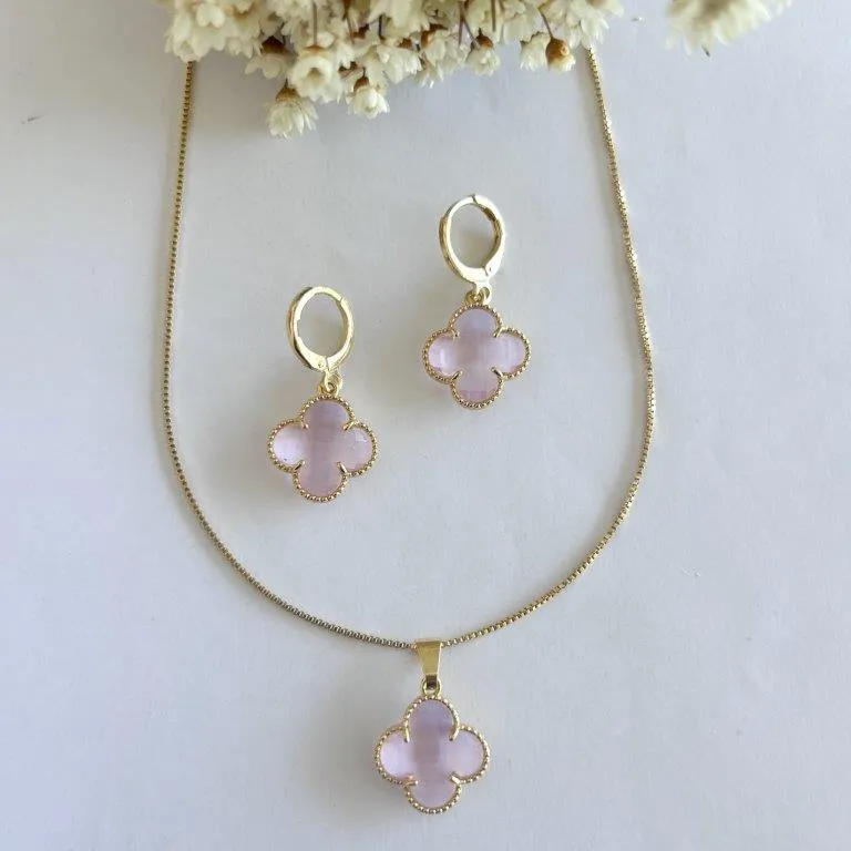 Conjunto Trevo Brinco Click
