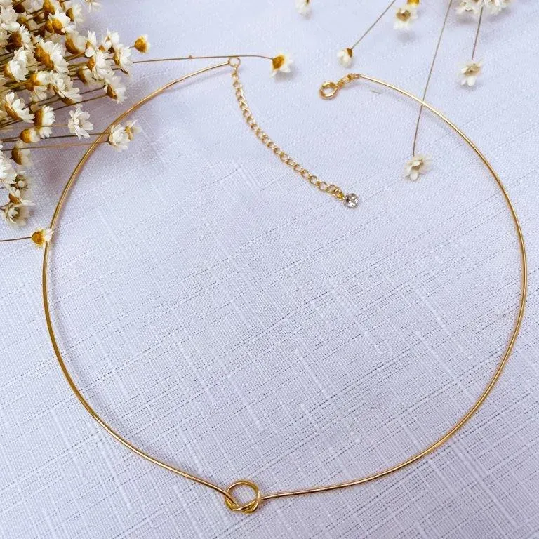 Colar Chocker Lisa com No