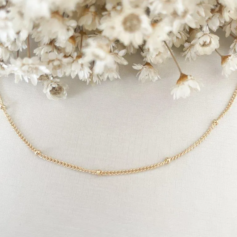 Colar Chocker Mini Bolinhas