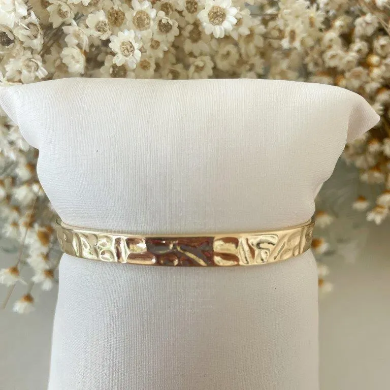 Pulseira Bracelete Martelado