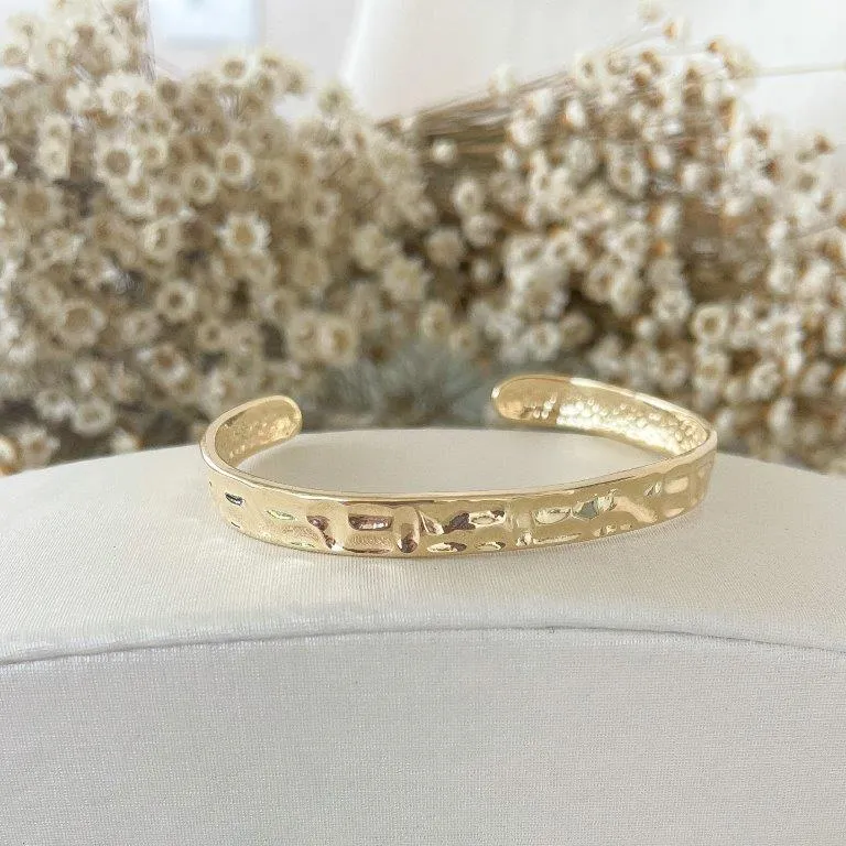 Pulseira Bracelete Martelado