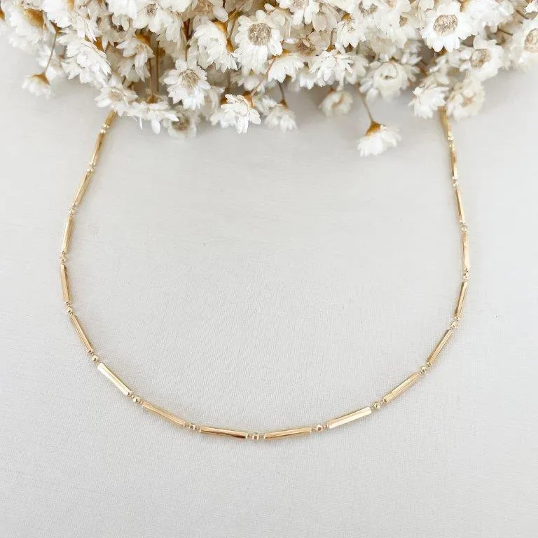 Colar Chocker Palitos