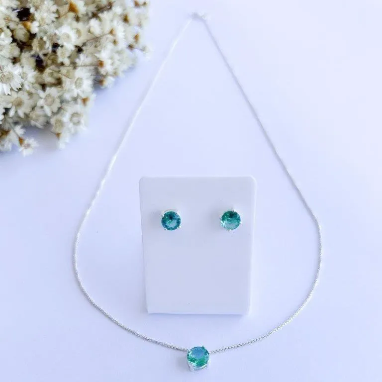 Conjunto Ponto de Luz Prata