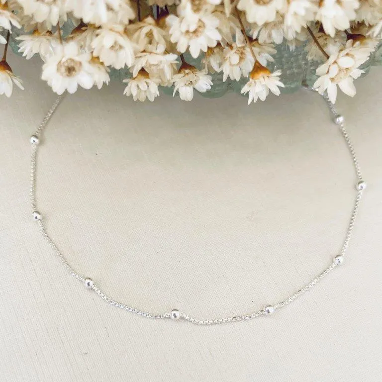 Pulseira Bolinhas Prata