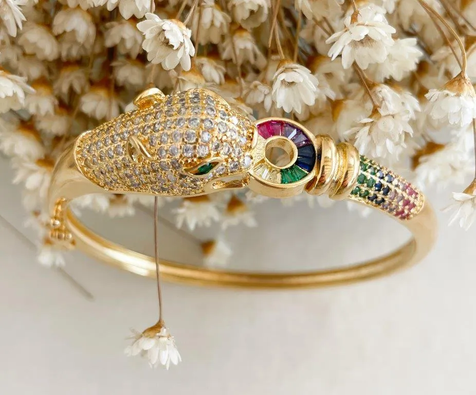 Pulseira Bracelete Tigre Colorido