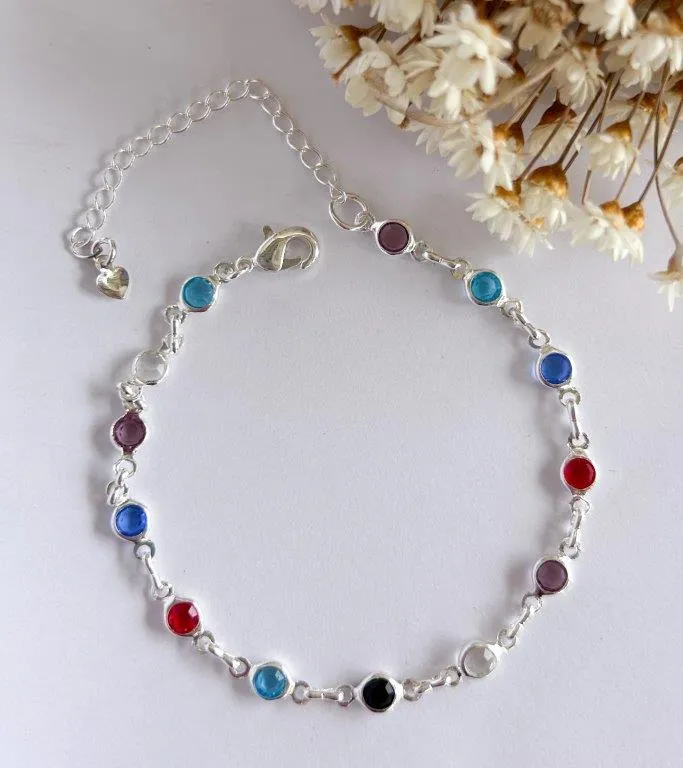 Pulseira Cristais Colors