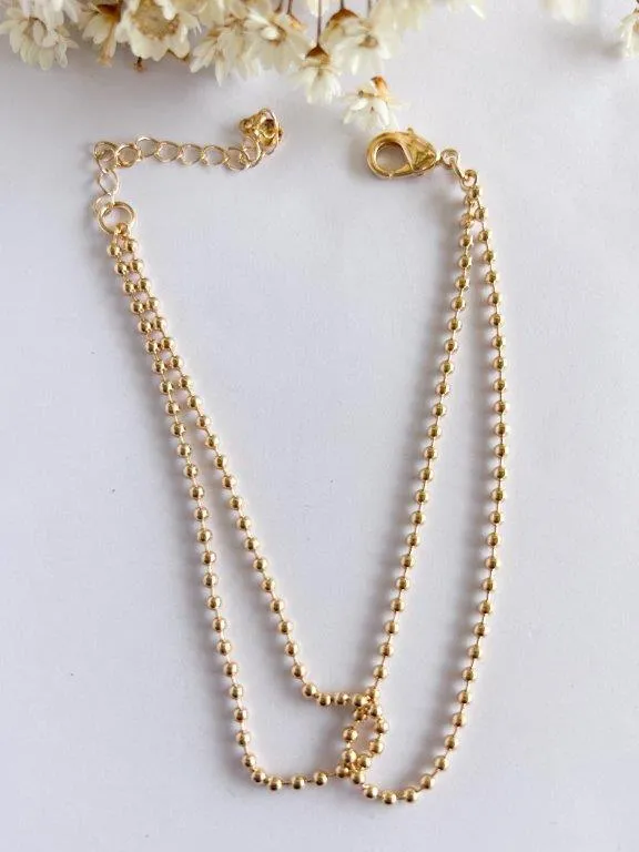 Pulseira Dupla Bolinhas
