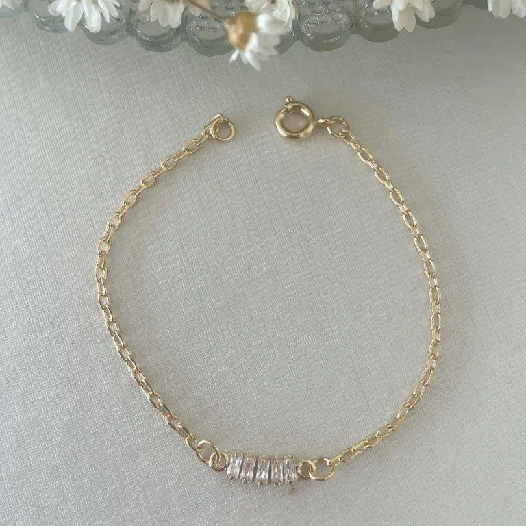 Pulseira Infantil Baguete ao Centro