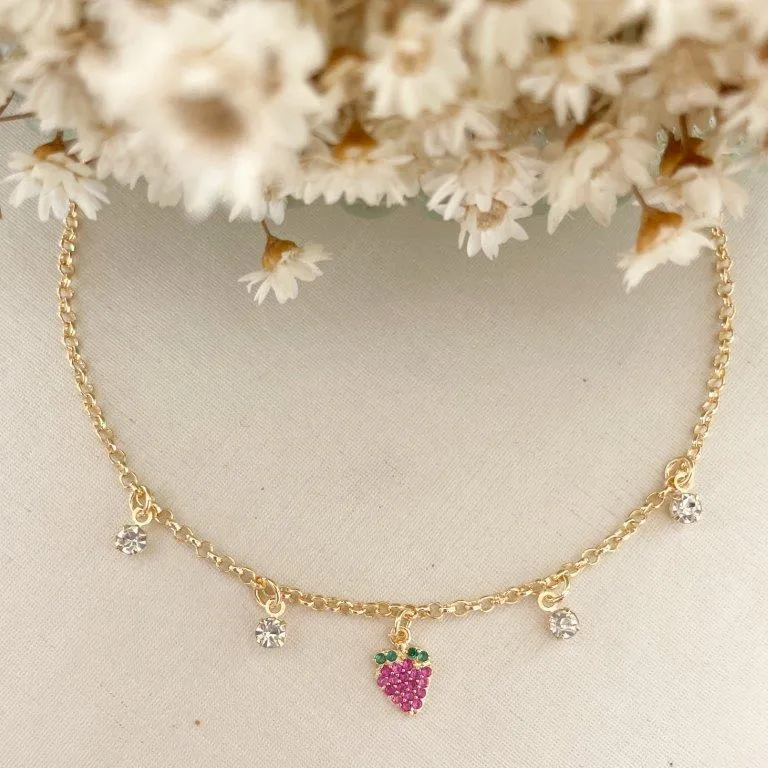 Pulseira Infantil Moranguinho
