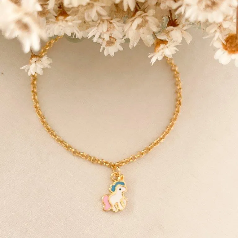 Pulseira Infantil Unicornio