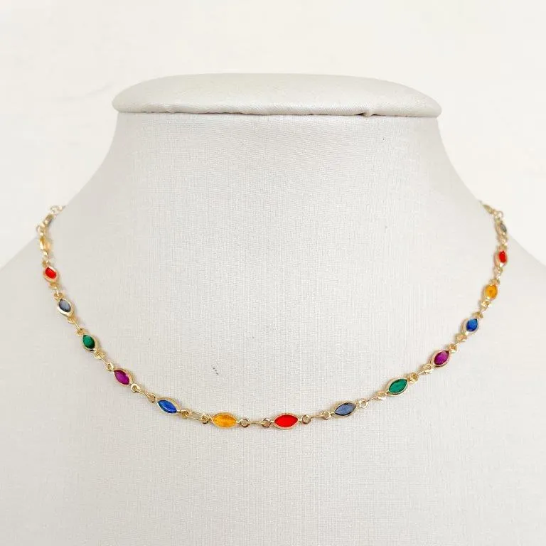 Colar Chocker Balões Colors