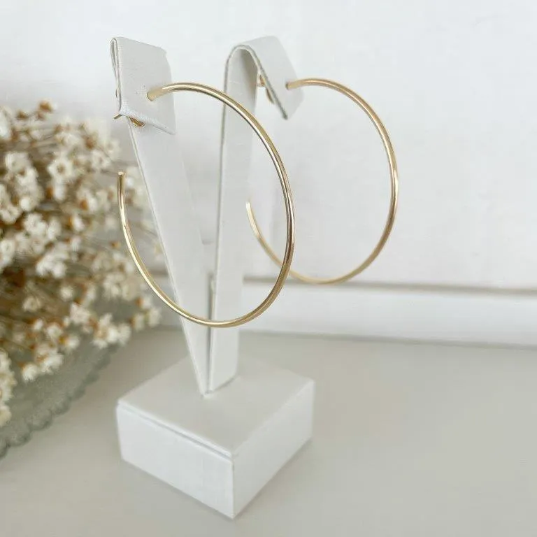 Brinco Argola Aberta Lisa 4,5cm