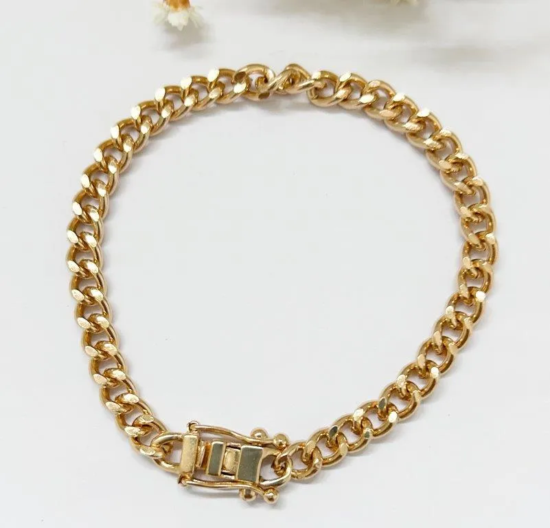 Pulseira Masculina Groumet Grossa