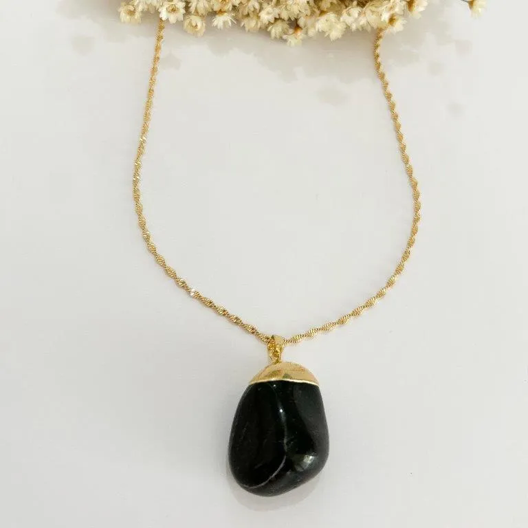 Colar Agata  Negra