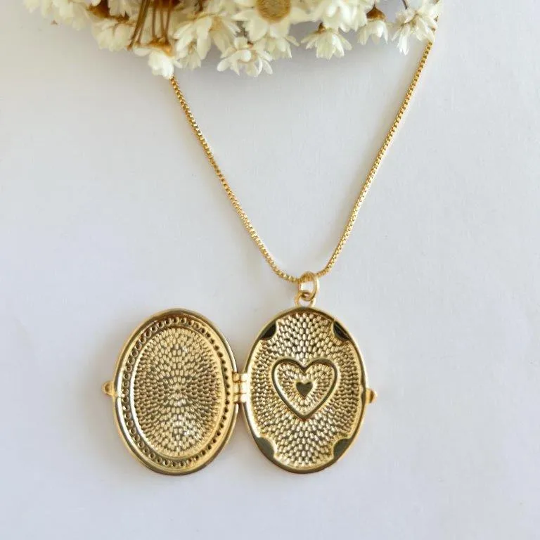 Colar Relicário Mãe