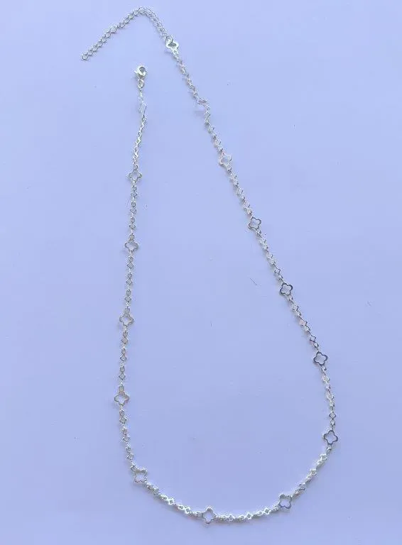 Colar  Mini Trevo 50cm