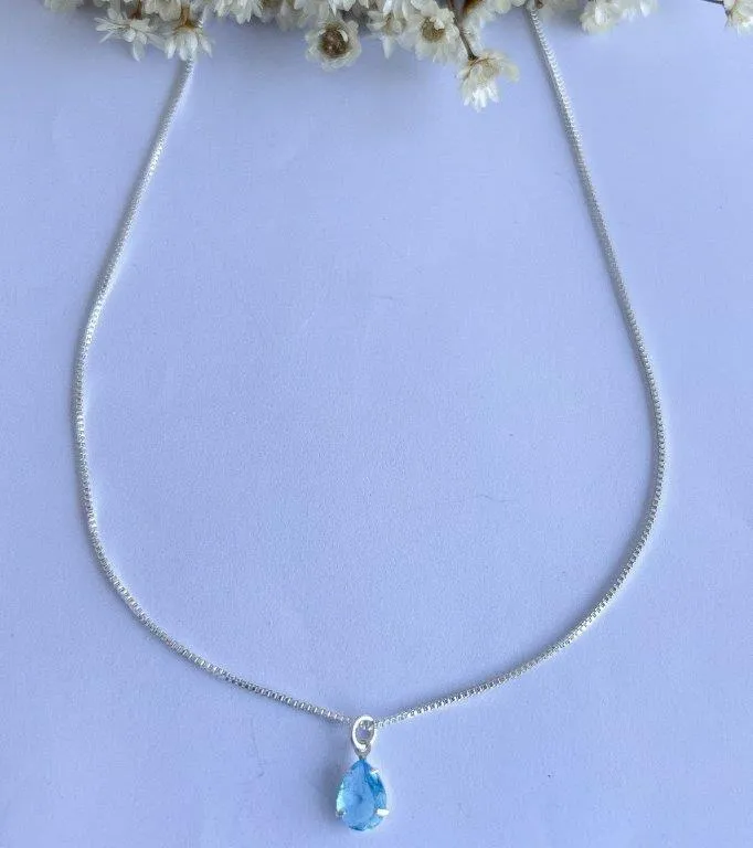 Colar Ponto de Luz Gota