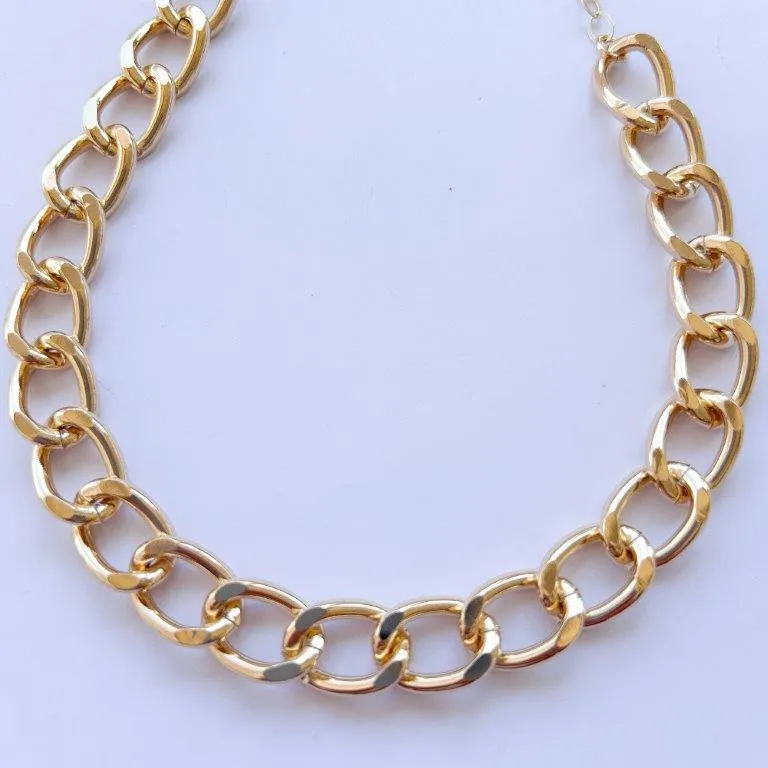 Colar Chocker Elos Grossos Ad