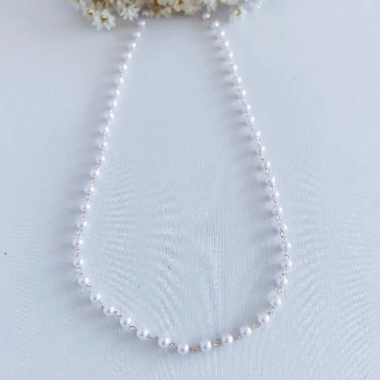 Colar Chocker Pérolas
