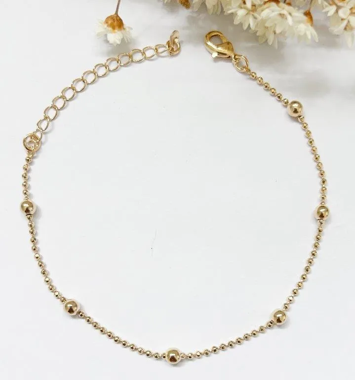 Pulseira Esferas Grandes e Pequenas