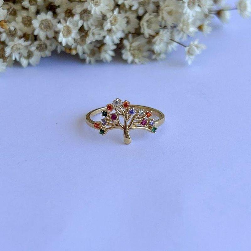 Anel Arvore da Vida Colors