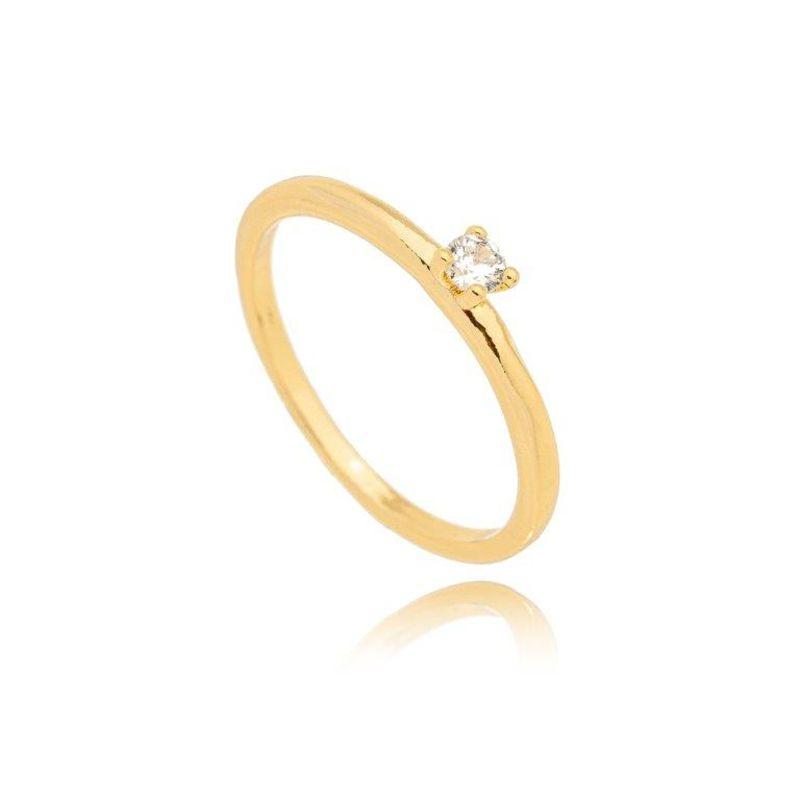 Anel Ponto de Luz 3mm 4 Garras