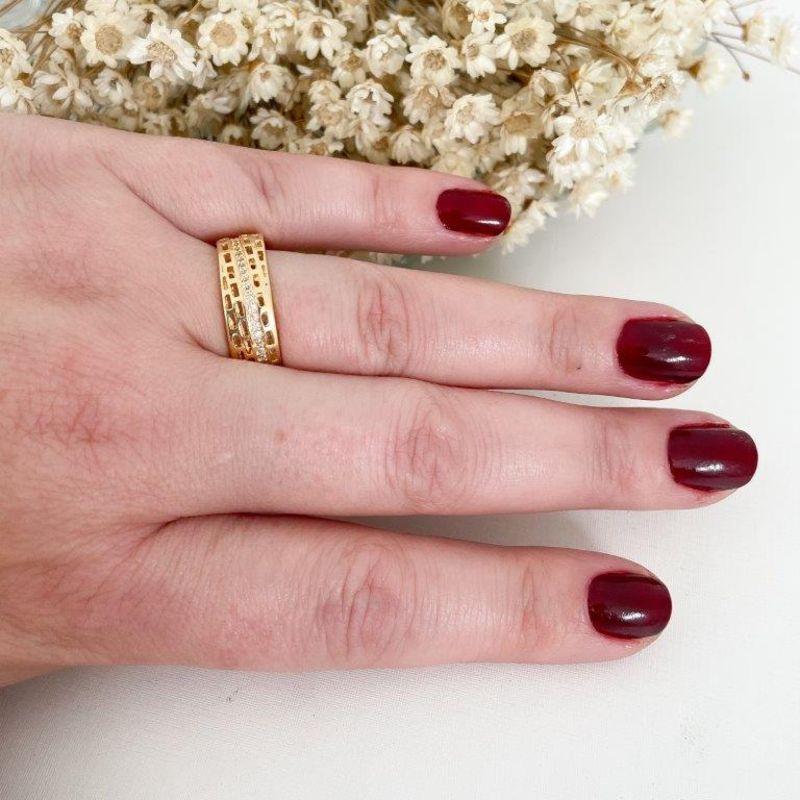 Anel Tijolo Vazado e Microzirconias