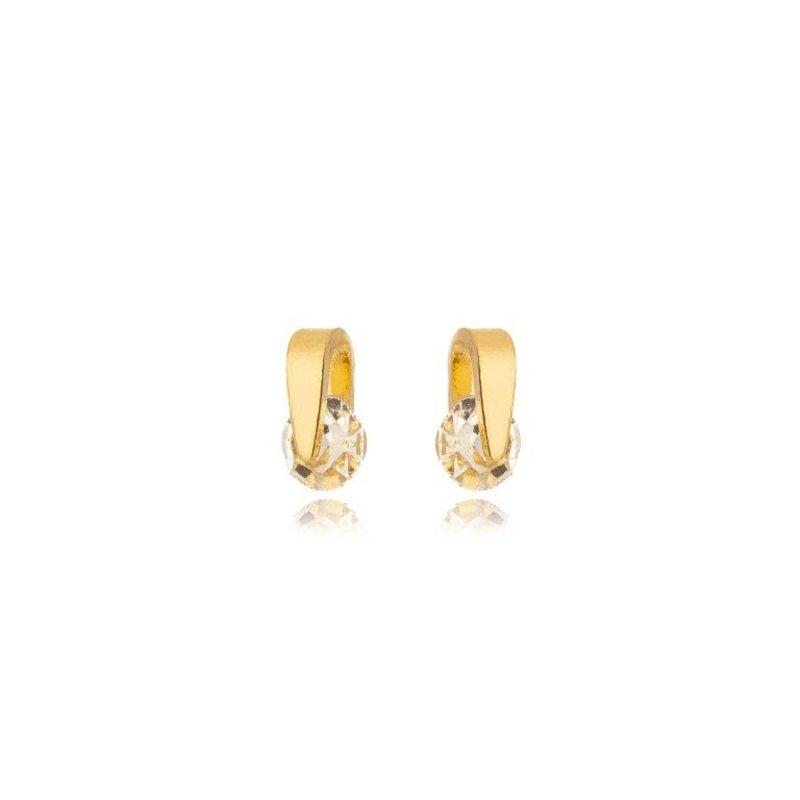 Brinco Chapa e Zirconia Redonda M