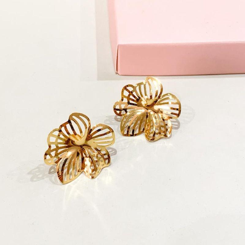 Brinco Flor Desings Variados