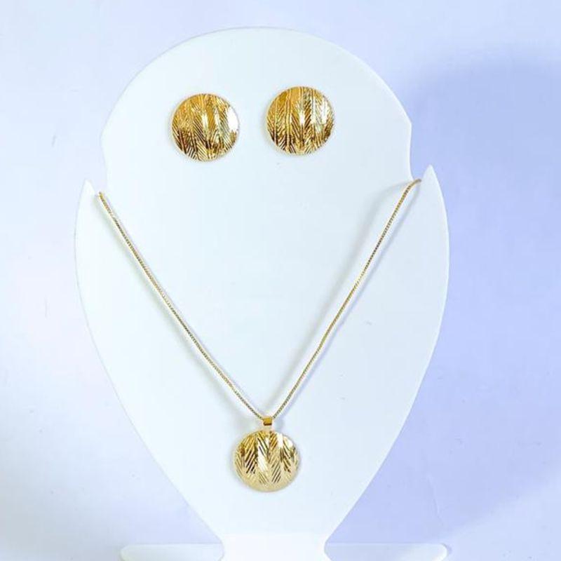 Conjunto Redondo Ouro Ramos
