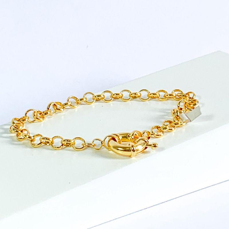 Pulseira Elo Português Fecho Boia