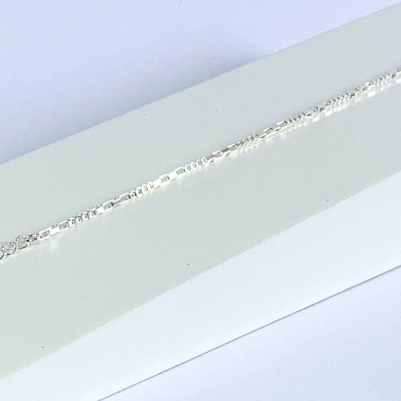 Pulseira Tijolinho Variados Prata